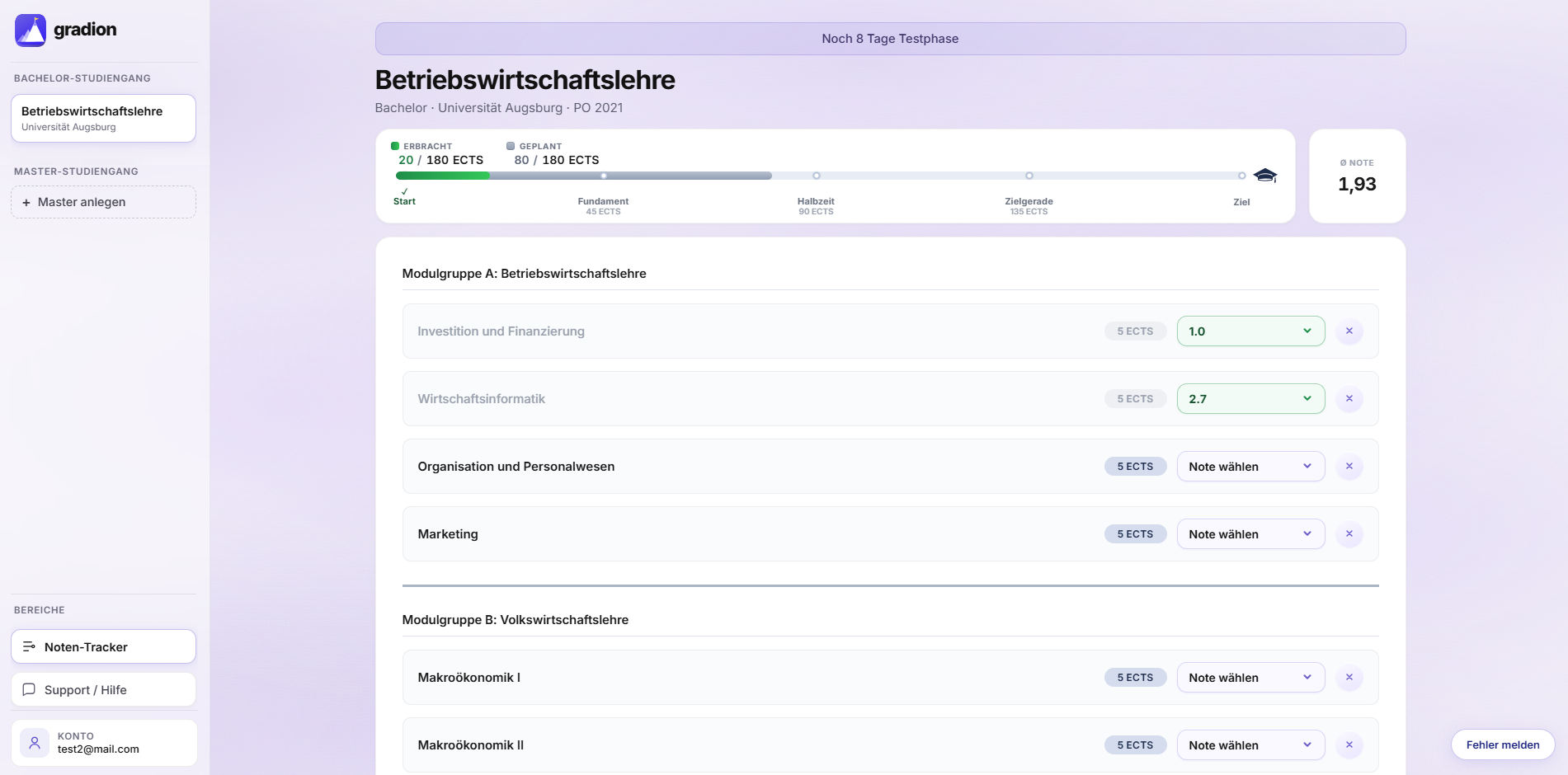 getgradion.de Vorschau
